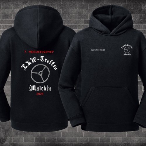 Lkw Treffen Malchin Hoodie mit Logodruck und Personalisierung